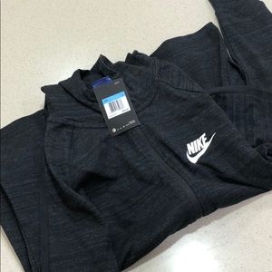 Nike New Black Hoodie Zip Up